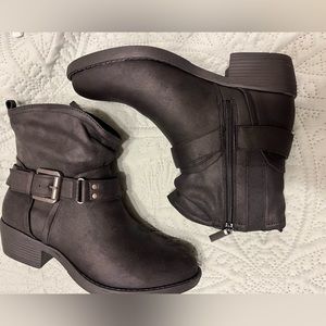 Torrid Slouch Black Moto Bootie